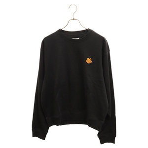 KENZO ケンゾー 21SS Tiger Crest Logo Crew Sweat タイガーロゴスウェットトレーナー 5SW003 ブラック