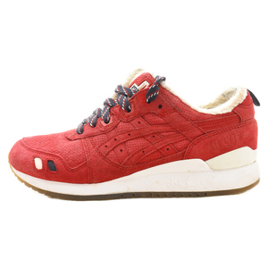 KITH キス×ASICS Gel-Lyte III Moncler Red アシックス モンクレール ローカットスニーカー レッド