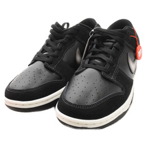 NIKE ナイキ DUNK LOW RETRO AIRBRUSH SWOOSH FD6923-001 ダンク エアブラシ スウッシュ ローカットスニーカー US10.5/28.5cm ブラック_画像3