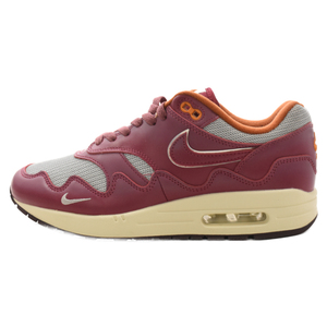 NIKE ナイキ ×Patta AIR MAX 1 NIGHT MAROON DO9549-001 パタ エアマックス1 ナイトマルーン ローカットスニーカー パープル US8.5/26.5cm