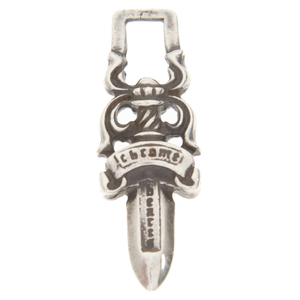 CHROME HEARTS クロムハーツ #5DAGGER ZIP1 #5ダガーチャーム シルバーネックレストップ