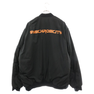 RAF SIMONS ラフシモンズ 21AW MOD.212-M621B スパイダープリントMA-1ボンバーブルゾン