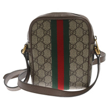 GUCCI グッチ GGスプリーム キャンバス ショルダーバッグ ブラウン 598127_画像2