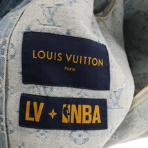 LOUIS VUITTON ルイヴィトン 21AW NBA ジップスルー フーディ モノグラム デニム ジャケット インディゴ RM212M UZD HLA01W/1A8WTS_画像5