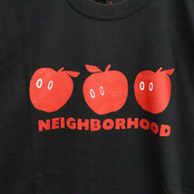 NEIGHBORHOOD ネイバーフッド 23AW フロントプリント半袖Tシャツ ブラック 232PCNH-ST19_画像4