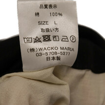 WACKO MARIA ワコマリア DOUBLE PLEATED CHINO TROUSERS ツータックチノトラウザー ブラック_画像6