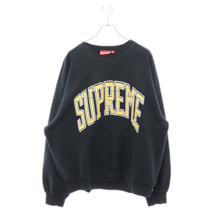 シュプリーム 23AW Inside Out Logo Crewneck Sweat Shirts インサイドアウトロゴ クルーネック スウェットシャツ トレーナー ブラック