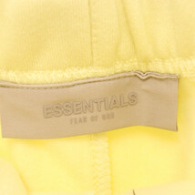 FOG Essentials フィアオブゴッド エッセンシャル 23AW ボンディング ロゴ スウェットロングパンツ イエロー_画像4