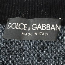 DOLCE & GABBANA ドルチェアンドガッバーナ クルーネック長袖ニット セーター レディース ブラック G5037K_画像5