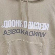 WIND AND SEA ウィンダンシー 21SS××ネイバーフッド C-HOODED LS フーディ プルオーバースウェットパーカー アイボリー 211ELWSN-CSM01S_画像4