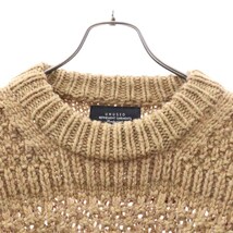 UNUSED アンユーズド 23AW Aran Sweater US2369 アランニットセーター ケーブルニット ブラウン_画像3