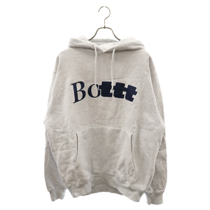 BoTT ボット 23AW×TTTMSW フロントロゴスウェットフーディープルオーバーパーカー SP234BoTT01 グレー