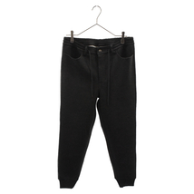 ザダファーオブセントジョージ HERINGBONE W-KNIT JOGGER PANT ヘリンボーン ダンボールニット ジョガー パンツ ブラック 217138-P820J_画像1