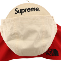 SUPREME シュプリーム 18AW ×ノースフェイス エクスペディション ゴアテックス ジャケット ホワイト/レッド NF0A3SDI_画像4