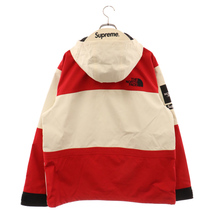 SUPREME シュプリーム 18AW ×ノースフェイス エクスペディション ゴアテックス ジャケット ホワイト/レッド NF0A3SDI_画像2