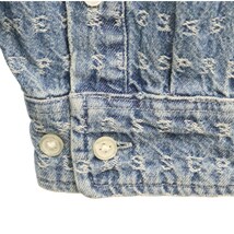 SUPREME シュプリーム 20SS Jacquard Logos Denim Shirt ジャガード ロゴ総柄 長袖デニムシャツ インディゴブルー_画像5