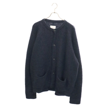 Stein シュタイン 22AW KID MOHAIR CARDIGAN キッド モヘヤ ニット カーディガン ネイビー ST.445_画像1