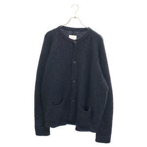 Stein シュタイン 22AW KID MOHAIR CARDIGAN キッド モヘヤ ニット カーディガン ネイビー ST.445