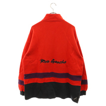 BALENCIAGA バレンシアガ 19AW OVER SWEATSHIRT 583138 オーバーサイズ ハーフジップ プルオーバースウェット パーカー レッド_画像2