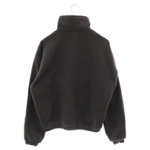 STUSSY ステューシー HALF ZIP MOCK NECK SWEATSHIRT ハーフジップ モックネックスウェットシャツ ブラック_画像2