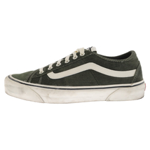 VANS ヴァンズ Bess Ni VN0A4BTHT91 スエード コーデュロイ 切替 ローカットスニーカー カーキ US8.5/26.5cm_画像1