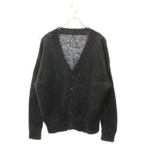 UNIFORM EXPERIMENT ユニフォームエクスペリメント MOHAIR KNIT CARDIGAN モヘア ニットカーディガン ブラック UE-222043