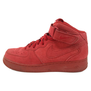 NIKE ナイキ AIR FORCE 1 MID 07 エアフォースミッド ハイカットスニーカー レッド US8/26cm 315123‐609