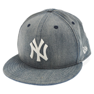 NEW ERA ニューエラ 59FIFTY NY YANKEES DENIM BASEBALL CAP デニム ベースボールキャップ 帽子 インディゴ