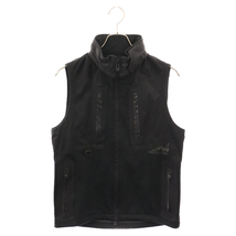 White Mountaineering ホワイトマウンテニアリング HOOD JERSEY VEST 切り替えジャージベスト BK1071206 ブラック_画像1