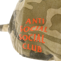 ANTI SOCIAL SOCIAL CLUB アンチソーシャルソーシャルクラブ Weird Cap ロゴプリント カモフラ 6パネルキャップ 帽子 ベージュ_画像5