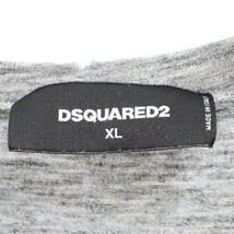 DSQUARED2 ディースクエアード 18SS ペイントロゴクルーネック半袖Tシャツ グレー S74GD0328_画像5