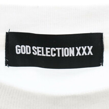 GOD SELECTION XXX ゴッドセレクショントリプルエックス 23SS フロントフォトデザインロゴ半袖Tシャツ ホワイト GX-S23-ST-22_画像5