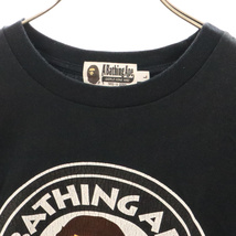 A BATHING APE アベイシングエイプ BUSY WORKS サークルロゴプリント 半袖Tシャツ カットソー ブラック_画像3