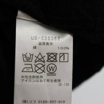 23AW ユニフォームエクスペリメント×フラグメントデザイン NO.4 アラキ スカイスケープ 半袖Tシャツ ブラック UE-232062_画像6