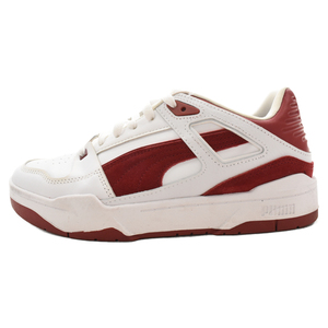 PUMA プーマ SLIPSTREAM SUEDE FS MA スリップストリーム ローカットスニーカー ホワイト/レッド US8.5/26.5cm 388634-02