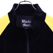 WACKO MARIA ワコマリア 23AW VELVETEEN TRACK JACKET ベルベット ジップアップ トラックジャケット ブラック_画像3