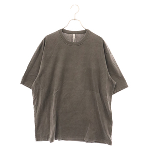 ATTACHMENT アタッチメント CO JERSEY POCKETLESS S/S TEE コットン ジャージー ポケットレス 半袖カットソー Tシャツ グレー AJ31-066