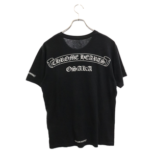 CHROME HEARTS クロムハーツ Osaka Scroll Label Logo Tee 大阪限定 ロゴプリント 半袖Tシャツ ブラック