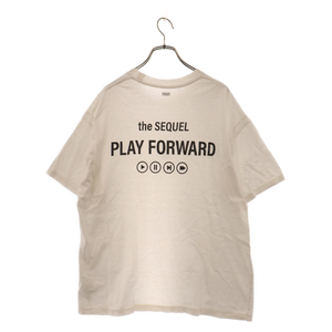 SEQUEL シークエル PLAY FORWARD Tee プレイフォワード 半袖Tシャツ ホワイト