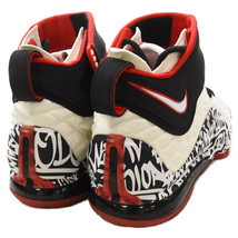 NIKE ナイキ LEBRON XVII FP EP GRAFFIT レブロン 17 グラフィック ハイカットスニーカー ホワイト/ブラック US8/26.5cm CT6052-100_画像4