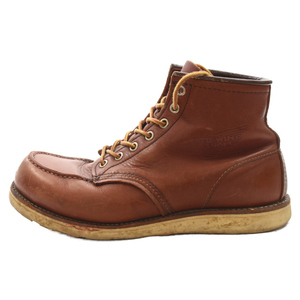 RED WING レッド ウイング IRISH SETTER 6 MOC TOE アイリッシュセッター 6モックトゥ レザーブーツ ブラウン US8 9106