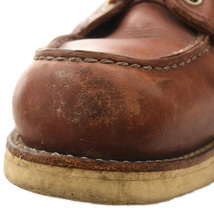 RED WING レッド ウイング IRISH SETTER 6 MOC TOE アイリッシュセッター 6モックトゥ レザーブーツ ブラウン US8 9106_画像6