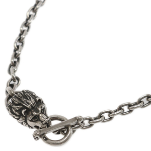 Gaboratory/Gabor ガボラトリー/ガボール Lion Head Chain NeckLace スモールライオン ヘッド チェーンネックレス シルバー