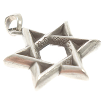 CHROME HEARTS クロムハーツ STAR OF DAVID LG ラージ スターオブダビデチャーム ネックレス トップ ペンダント シルバー_画像5