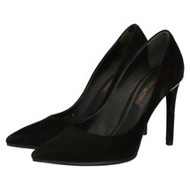 LOUIS VUITTON ルイヴィトン SUEDE EYELINE PUMPS スウェード パンプス レディース ブラック_画像3