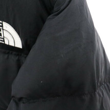 THE NORTH FACE ザノースフェイス Nuptse Jacket ヌプシ ロゴ刺繍ダウンジャケット ブラック ND92335_画像4