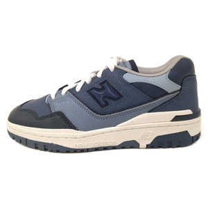 New Balance ニューバランス BEAMS別注 レザーローカットスニーカー シューズ ブルー/ネイビー US5.5/23.5cm BB550BNB