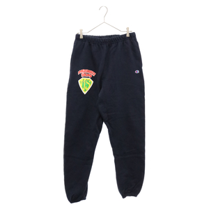 CHAMPION チャンピオン MASTERPICESOUND 12oz REVERSE WEAVE SWEAT PANTS ロゴプリント リバースウィーブ スウェットパンツ ネイビー