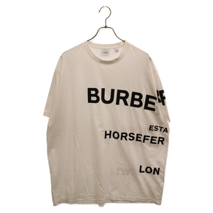 BURBERRY バーバリー ホースフェリープリントオーバーサイズ半袖Tシャツ クルーネックカットソー 80406911