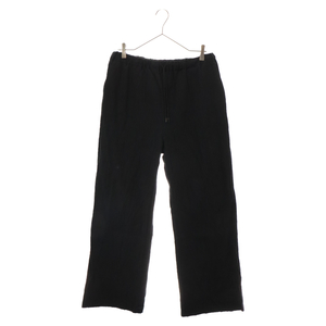 Danke Schon ダンケシェーン Bumpy Cotton Pants バンピーコットン ストレートパンツ ブラック EPWH10